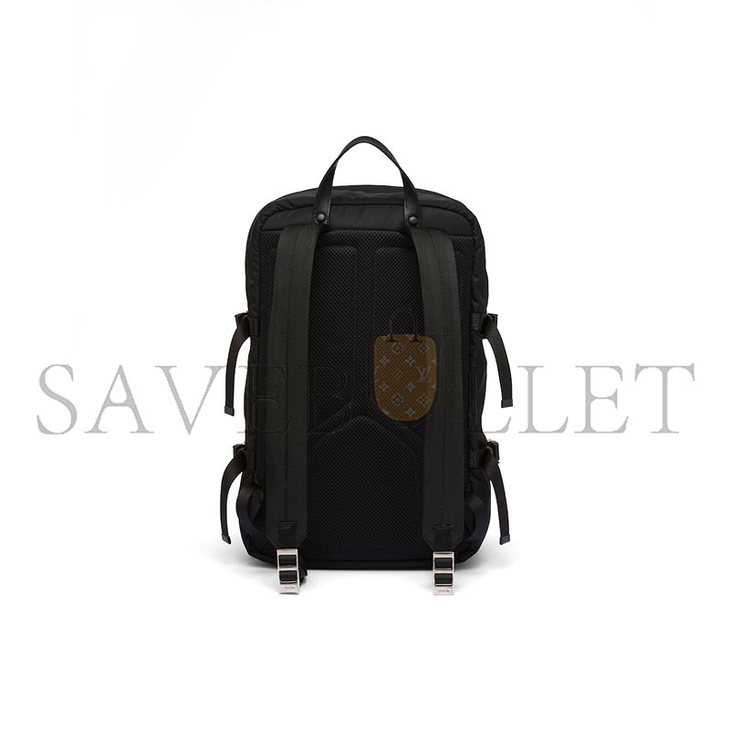 PRADA RE-NYLON AND SAFFIANO LEATHER BACKPACK 2VZ101 (45*26.5*21.5cm) PRADA RE-NYLON AND SAFFIANO LEATHER BACKPACK 2VZ101 (45*26.5*21.5cm)